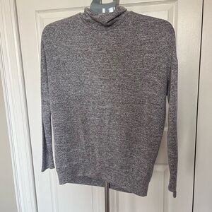 Wilfred Heather Gray Turtleneck Sweater